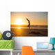 Handstand by the beach Wall Decal