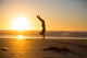Handstand by the beach Wall Decal