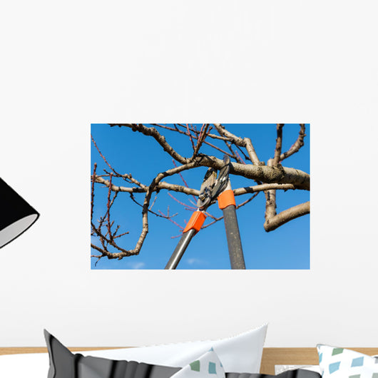 pruning tree Wall Decal