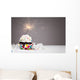 Birthday Sparkler Cupcake Wall Decal