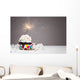 Birthday Sparkler Cupcake Wall Decal