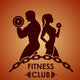 Fitness logo Wall Decal