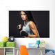 woman boxer portrait Wall Decal