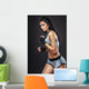 woman boxer portrait Wall Decal