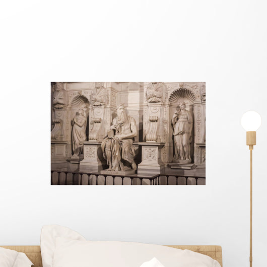 Michelangelo Moses Tomb of Pope Julius II - Rome Wall Decal