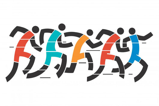 Running Race Wall Decal