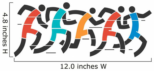 Running race Wall Decal