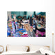 yoga candle position Wall Mural