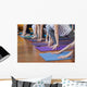 yoga class Wall Mural