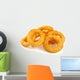 Onion rings isolated on white background Wall Decal
