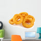Onion rings isolated on white background Wall Decal