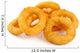 Onion rings isolated on white background Wall Decal
