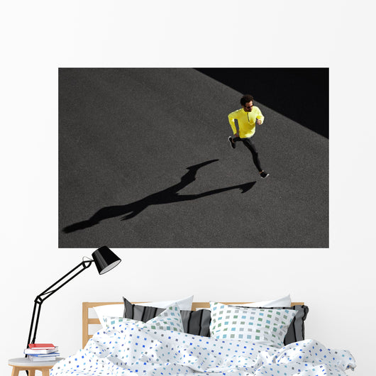 Running Man Sprinting for Wall Decal