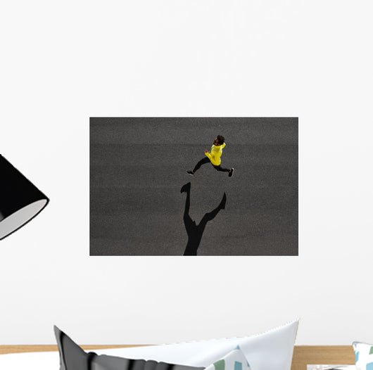 Top Athlete Runner Training Wall Decal