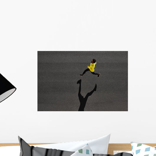 Top Athlete Runner Training Wall Decal