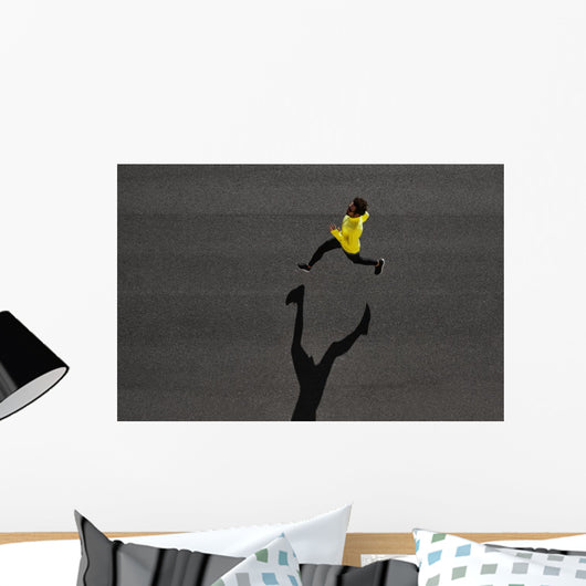 Top Athlete Runner Training Wall Decal