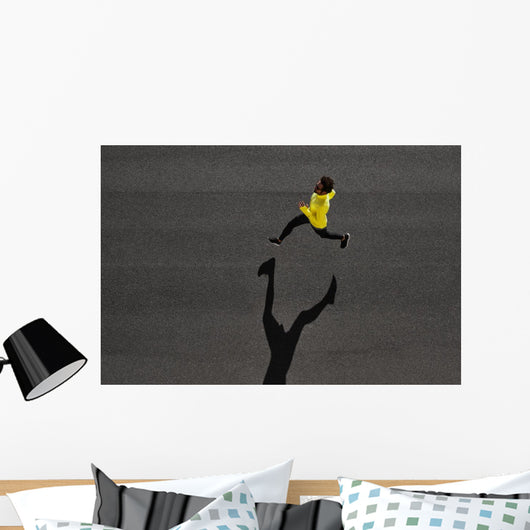 Top Athlete Runner Training Wall Decal