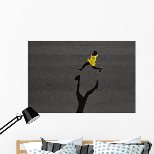 Top Athlete Runner Training Wall Decal