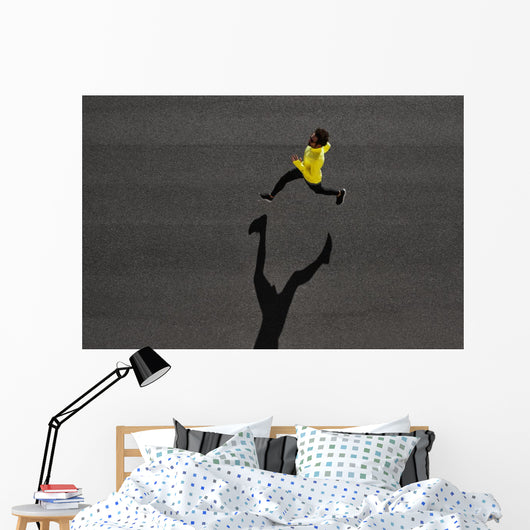 Top Athlete Runner Training Wall Decal