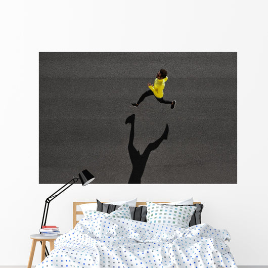 Top Athlete Runner Training Wall Decal