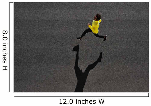 Top Athlete Runner Training Wall Decal