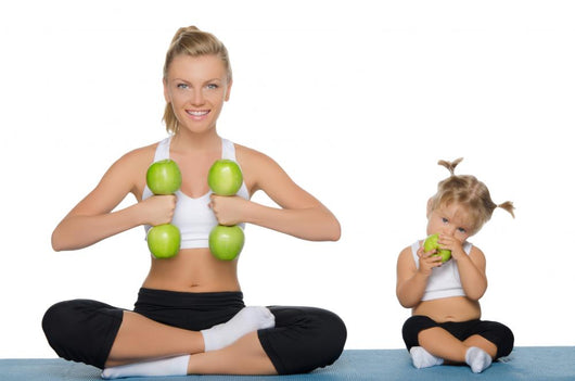 Mom And Daughter Fitness Wall Decal