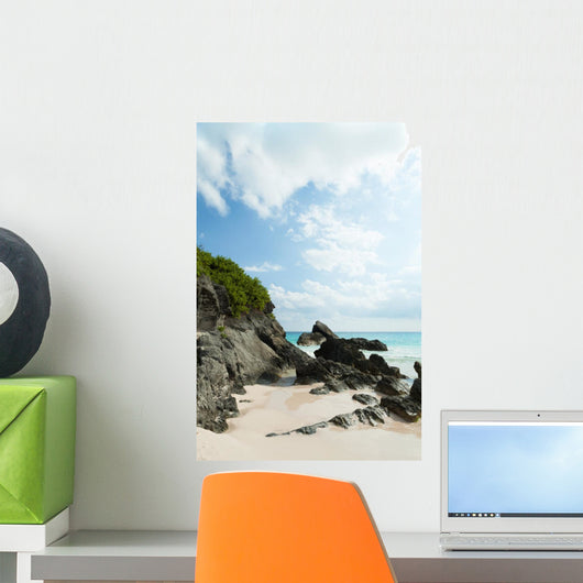 Horseshoe Bay Beach in Bermuda Wall Mural