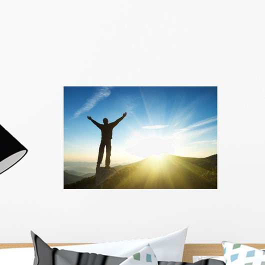 Winner Mountain Top Sport Wall Decal