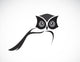 Vector Image Of An Owl Design On White Background Wall Decal