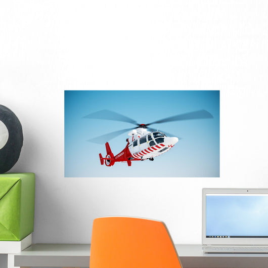 Rescue helicopter Wall Mural