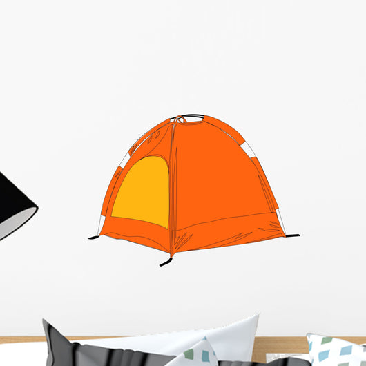 Camping tent Wall Decal