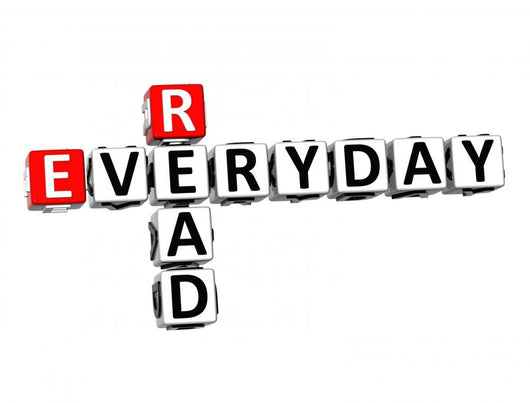 3D Crossword Read Everyday Wall Decal