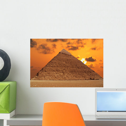 sunset in Egypt Wall Mural