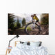 Sport. Mountain Bike cyclist riding single track Wall Mural