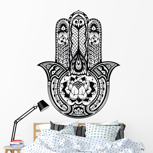 drawn hamsa symbol Wall Decal