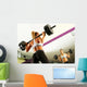 Fitness girl Wall Mural