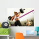 Fitness girl Wall Mural