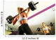 Fitness girl Wall Mural