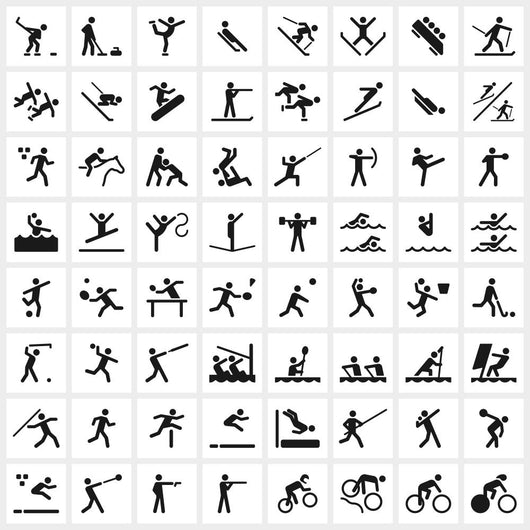Sport Symbols Wall Decal