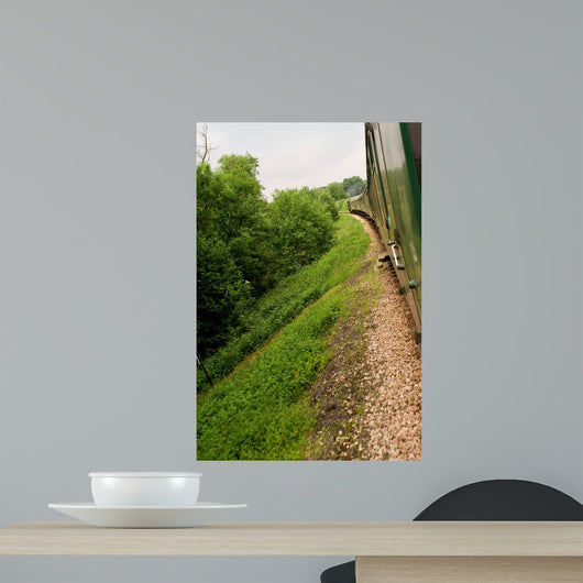 Steam Train from Window Wall Decal