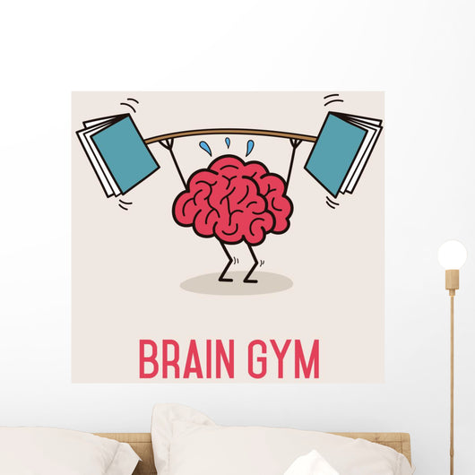 Brain Gym Wall Mural