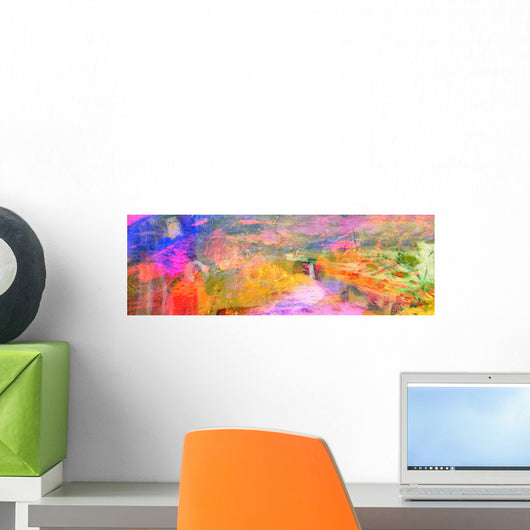 Abstract On Canvas Wall Mural