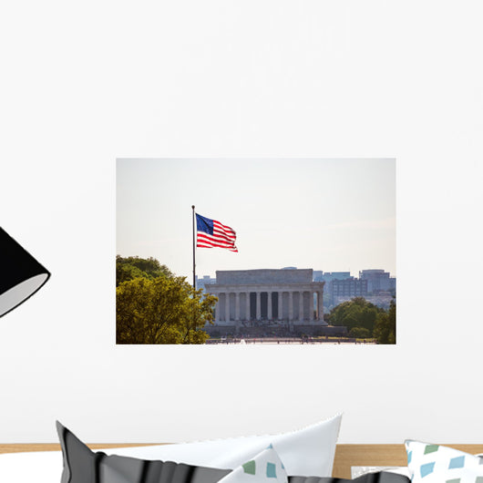 Abraham Lincoln Memorial building Washington DC Wall Mural