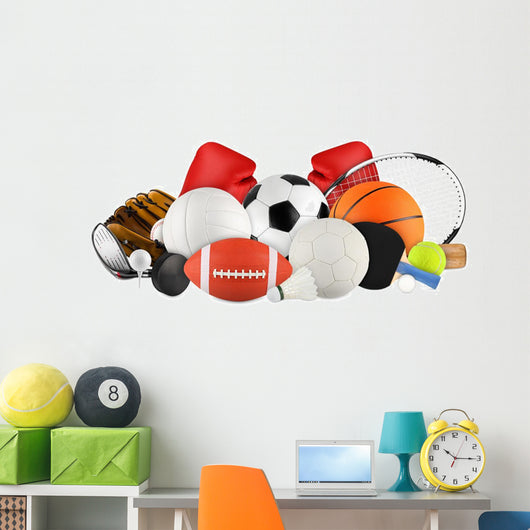 Sport Equipment Wall Decal