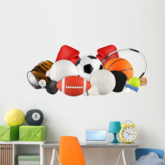 Sport Equipment Wall Decal