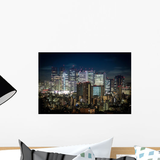 Tokyo Japan Night Wall Mural