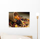 Basket of fruits Wall Mural