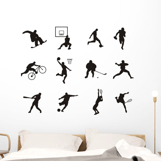 sport silhouette Wall Decal