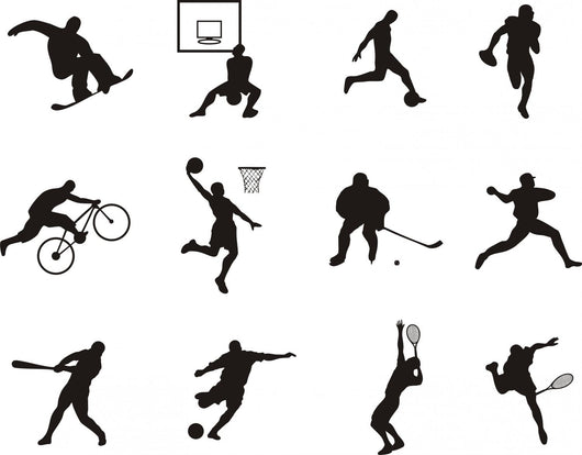 Sport Silhouette Wall Decal