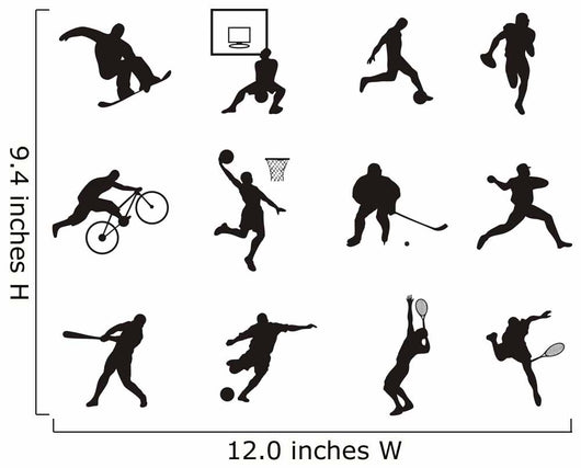 sport silhouette Wall Decal